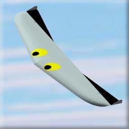 Martin Wing: Lightweight flying wing, ideal for gentle winds and slope or thermal soaring.